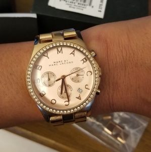 Marc Jacob Henry Chronograph Rose Gold Tone